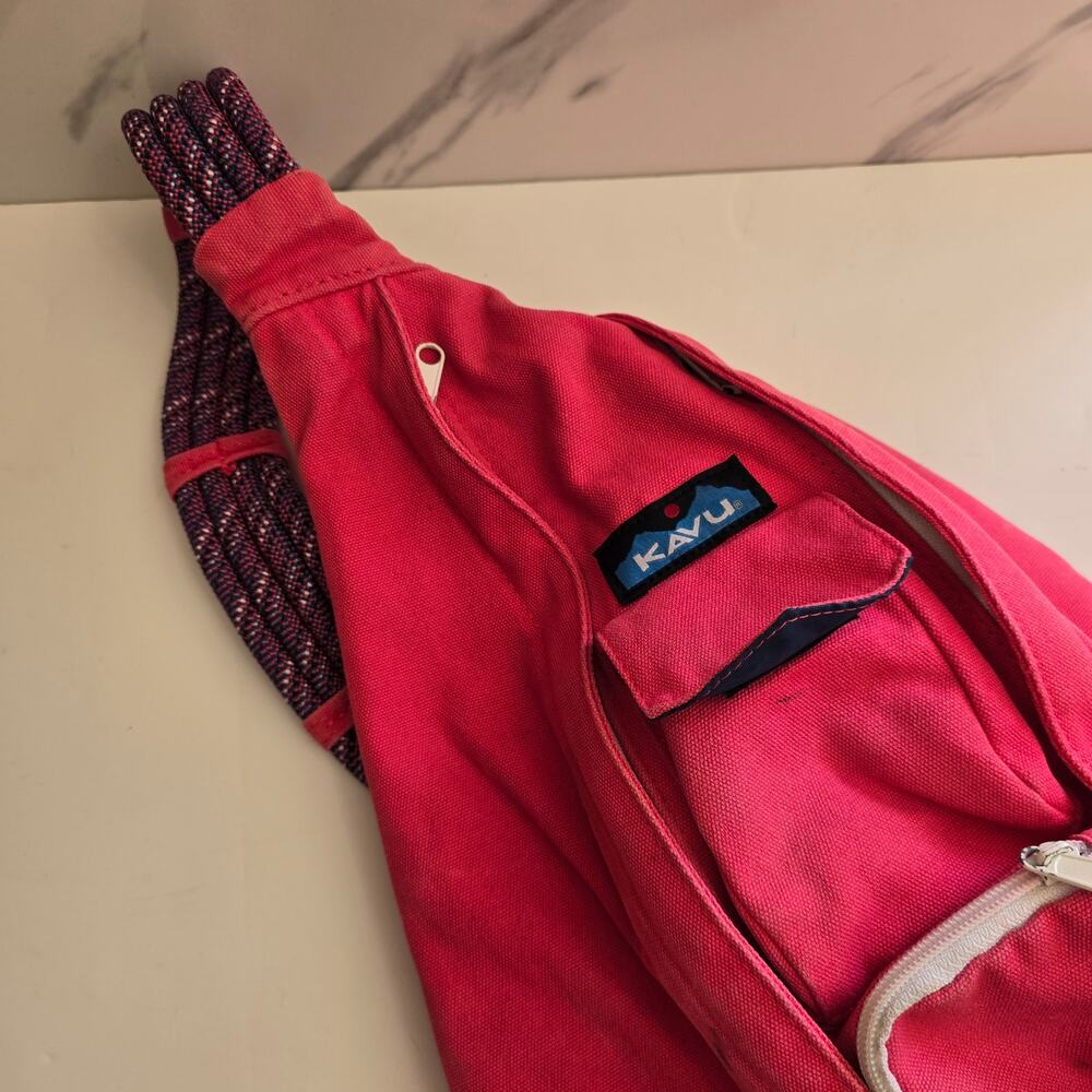 Kavu Rope Bag Backpack Red READ - Picture 2 of 9